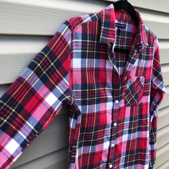 AEO | long sleeve button down flannel - Picture 3 of 6